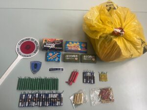 Polizia locale, sequestrati 415 petardi durante la notte di Capodanno