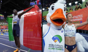 Andy Diaz e Nadia Battocletti, doppio oro italiano ai Mondiali Indoor di Atletica Leggera
