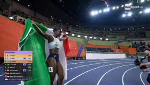 Zaynab Dosso oro nei 60m femminili: 7″00. Terzo oro per l’Italia